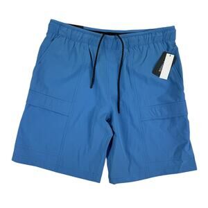 Bass Outdoor Mens Everyday Pull-On Drawstring Stretch Shorts Blue M